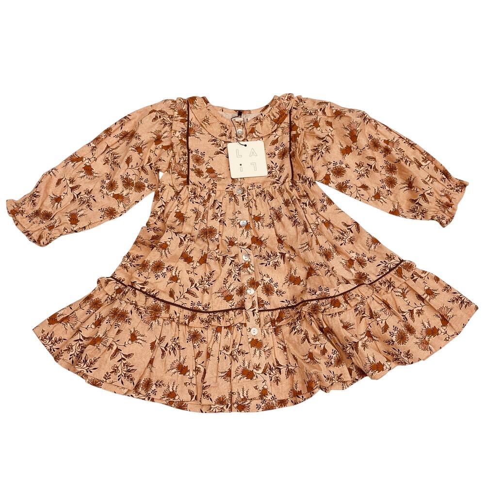 NWT LALi 2Y Ruffle Ivy Dress in Autumn Floral